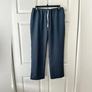 Figs Technical Collection Mens Small Scrub Pants Grey Straight Leg